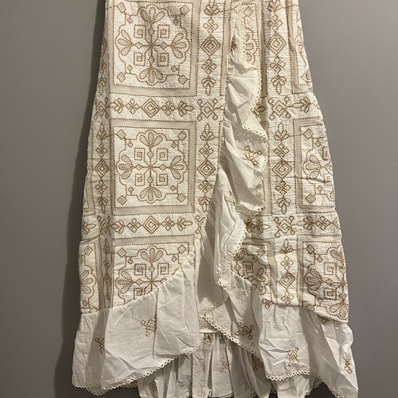 NWTS ANTHROPOLOGIE Embroidered Skirt (10) - Picture 8 of 16
